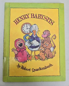 Two Vintage 1980's HC Books, Henry Babysits, Henry's Important Date, Ex Library - Imagen 1 de 20