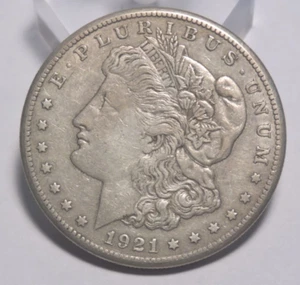 1921 Morgan Silver Dollar (#97) - Picture 1 of 3
