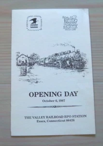 RPO - The Valley Railroad RPO Station Opening Day - Ceremony Program 1987 - Picture 1 of 4