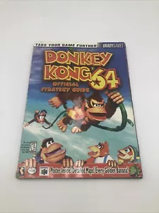 Donkey Kong 64 Brady Games Official Strategy Guide Nintendo N64 w/ Poster - Picture 1 of 3