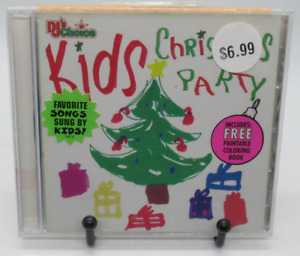 DJ'S CHOICE: KIDS CHRISTMAS PARTY MUSIC CD, 10 HOLIDAY FAVORITES, TURN UP MUSIC