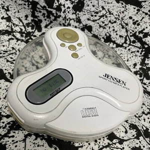 RARO BLANCO Jensen CD-600 Reproductor de CD/MP3 Deportivo Anti Saltos SIN AURICULARES Encendidos - Imagen 1 de 6