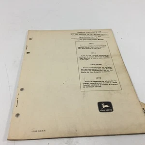 Genuine John Deere Combines 45 55 95 105 Parts Catalog PC-735 Dealer 1968 - Picture 1 of 24