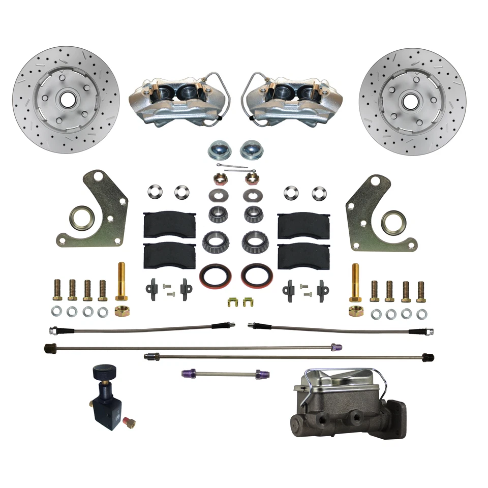 Front Disc Brake Conversion 1965-72 Plymouth Fury Drld Rtr Power Drum to Power - Image 1 of 4