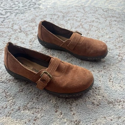 Croft & Borrow Leather Suede Maryjane Shoe Brown 8.5 - Image 1 of 4