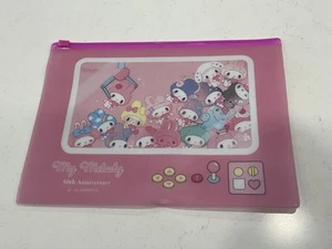SAN RIO MY MELODY 50th Anniversary Pink Zipper Pouch. Size: 8.75” x 6.5”. NEW. - Picture 1 of 5