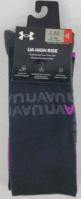 Under Armour UA High Rise Over the Calf Socks Size M 7-8.5 W 6-10 - 1 Pair - NWT - Image 1 of 4
