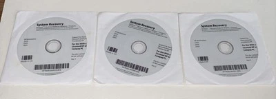 System Recovery Windows 7 Media Products Z430, 620, 820 3 Discs Unused - Image 1 of 4