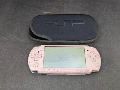 B1173 Consola Sony PSP 3000 Rosa Sistema Portátil Japón fx con funda de memoria Foto 1 de 4