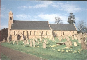 FORD, IGLESIA DE SAN MICHAEL Y TODOS LOS ÁNGELES, Northumberland - POSTAL de colección - Imagen 1 de 2