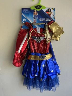 DC SUPERGIRL Child Costume 3T/4T (3-4 Years) NWT sequins - Image 1 of 4