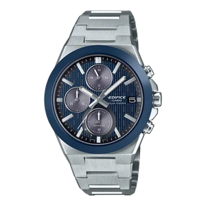Orologio CASIO Edifice Cronografo a Energia Solare EFS-S650D-2AEF Silver Blue - Picture 1 of 1