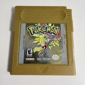 Pokemon Gold Version (Gameboy Color GBC) Authentic New Save Battery Tested