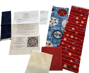 Heartworks Quilts & Stoffe Wandquilt-Set "Take Me Out To The Ball Game" - Bild 1 von 9