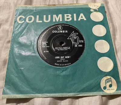 Garry Blake - Look Out Now / Strawberries And Cream VG+ 66 Mod Pop - Image 1 of 2