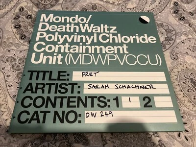 MONDO DEATH WALTZ PREDATOR 5 PREY VINYL SOUNDTRACK TEST PRESSING SARAH SCHACHNER - Image 1 of 4