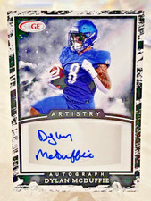 Dylan McDuffie 2022 SAGE Artistry Auto Autograph RC Rookie Kansas Jayhawks A-DM