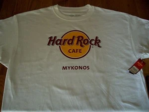 HRC Hard Rock Cafe Mykonos Greece Classic White Tee Shirt Size XL neu new NWT - Picture 1 of 5