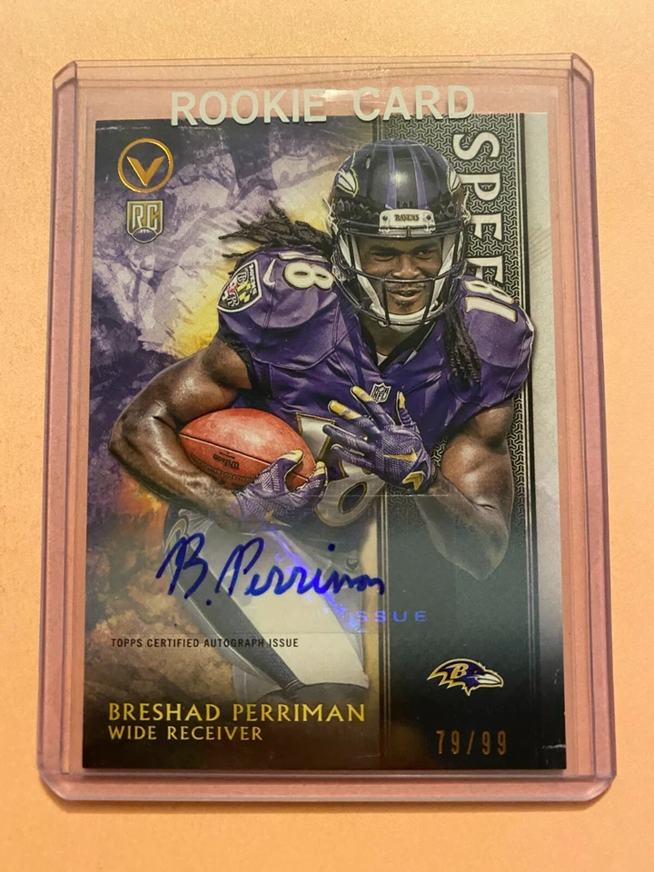 A20,409 - 2015 Topps Valor Autographs Speed #123 Breshad Perriman/99 - Image 1 of 1