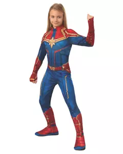 Rubie's Captain Marvel Hero Child Costume Suit, Large (12-14) | MISSING Mask - Picture 1 of 4