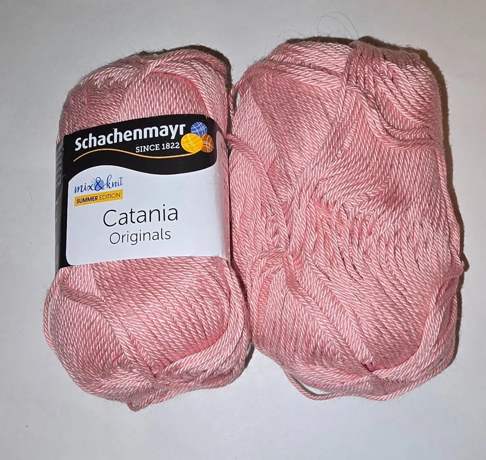HILO Original Schachenmayr CATANIA 2 Madejas Color - 00408 50gr cada una Rosa Claro Foto 1 de 1