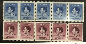 Papua New Guinea #120-121 MNH Strips 5 (10 stamps) MNH - Picture 1 of 1