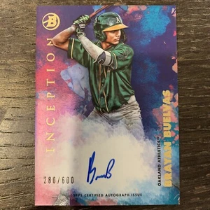 2021 Bowman Inception Brayan Buelvas Auto 280/600 Oakland A’s Prospect PA-BBS - Picture 1 of 3