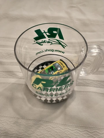 Clear Plastic Cup Vintage R&L Carriers #17 Matt Kenseth Car In Mug/Cup Cover