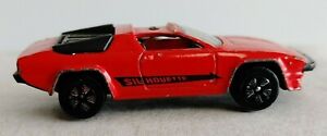 Vintage Diecast Playart Lamborghini Silhouette Red Made in Hong Kong #13719