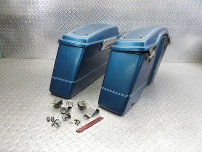 1995 Harley Davidson FLHT Electra Glide Left Right Saddlebag Luggage Bag Case - Image 1 of 4