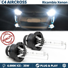2 Lampadine Xenon D2s Per Citroen C4 Aircross Ricambio Luci 35W 6000K Ghiaccio