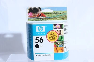 Подлинный HP совершенно 56 черный чернильный картридж новый запечатанный в розничной коробке просрочен - Изображение 1 из 3