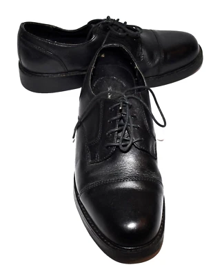 Мужские удобные туфли-оксфорды Thom McAn с черным кожаным носком размер 9,5 M - Изображение 1 из 4