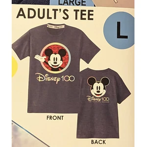 NUEVA Camiseta Disney Adulto Unisex Grande/100 Aniversario Disney/Mickey Mouse - Imagen 1 de 7