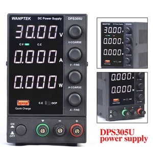 Regelbares DC Labornetzteil Netzteil 0-30V/0-60V 0-10A /0-5A + USB anschluß - Bild 1 von 46