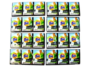 (Lot of 24) Tide Sport with Febreze, Liquid Detergent 1-Use Travel Sink Packets - Picture 1 of 6