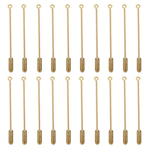 20 Piezas Broche Prendedor Ramillete Boutonniere Prendedores Lágrima Palo Joyería Solapa - Imagen 1 de 12