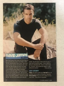 David James Elliot Jag Vintage Magazine Article Ephemera Print Ad ART3 - Picture 1 of 2