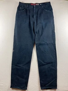 Vintage Levis SilverTab Mens Jeans 38x36 Navy Loose Baggy Skater Y2K 90s - Picture 1 of 15