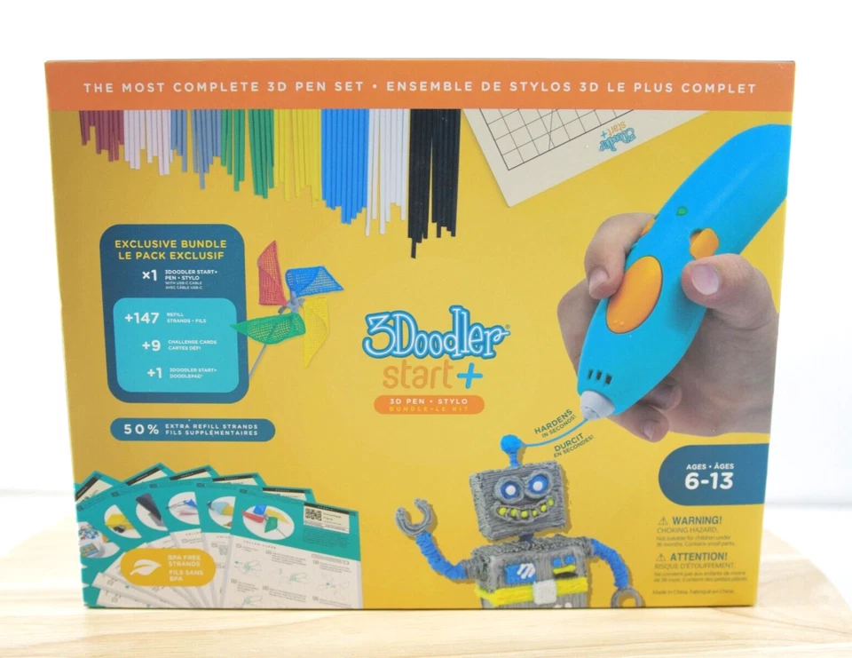 3Doodler Start 3D Printing Pen Bundle for Kids Art and Craft Activity Set
