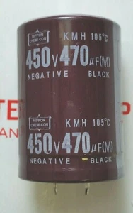 KMH Electrolytic Capacitor 470uF ,450 V , Shipped from USA , Great deal !!!  - Picture 1 of 5