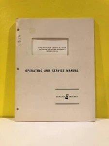 HP Model 1915A (01-1915A) Program Receiver Assembly Operating/Service Manual - Picture 1 of 2