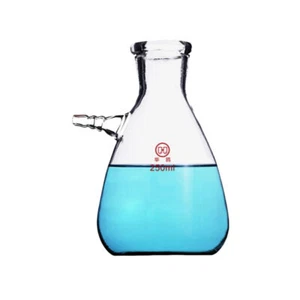 250ml Glass Filtration Suction Flask Laboratory Borosilicate Bottle Heavy Wall - Picture 1 of 1