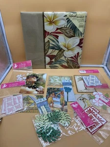 Album Fotografico Isola Scrapbook 12x12 20 Caricamento Top Pgs Plumeria Floreale + 9 Decor. - Foto 1 di 12