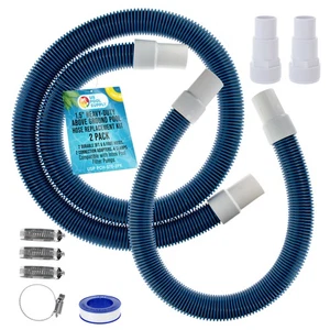 1.5" Hose Replacement Kit - 3' and 6' Hoses, 2 Connection Adapters, 4 Clamps - Picture 1 of 5