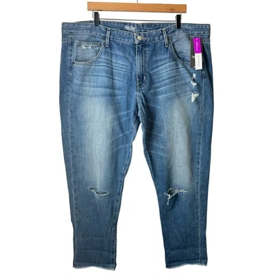 Pantalones de mezclilla Mossimo para mujer talla grande 18 boyfriend 100 % algodón informales boho nuevos con etiquetas Foto 1 de 4