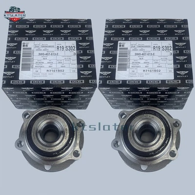 2X Wheel Hub Bearing Unit 3W0407613E For Bentley Continental Gt Gtc Flying Spur Foto 1 de 4