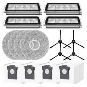 Filter Mop Cloth Dust Bag and Side Brush Kit for Cecotec For Conga X70 Vacuum - Picture 1 of 8