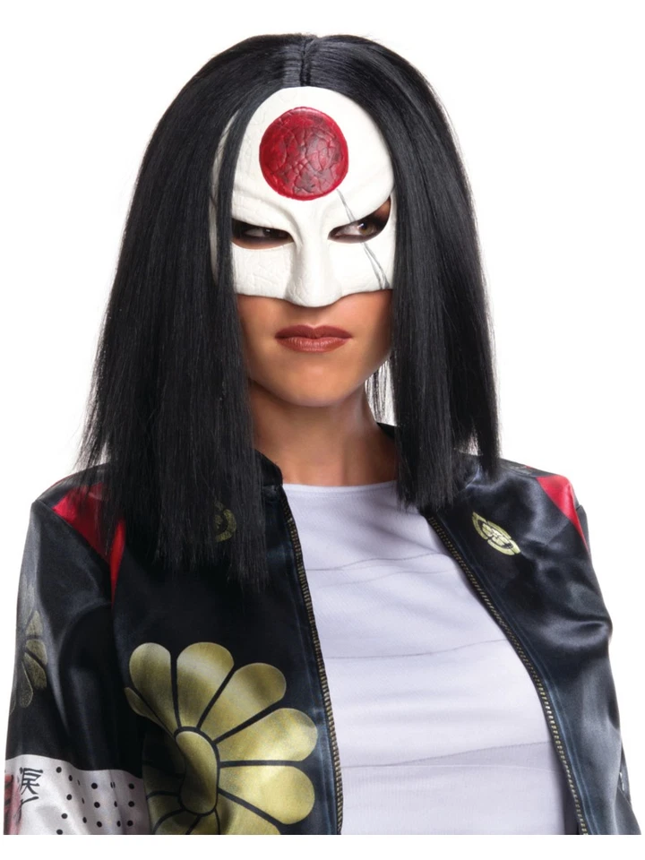 Adults Suicide Squad Super Hero Katana Wig Costume Accessory - Image 1 of 1