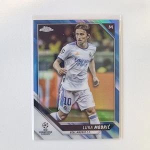 2021-22 Topps Chrome Luka Modric #85 Rare Blue Refractor 034 /150 Real Madrid - Bild 1 von 4